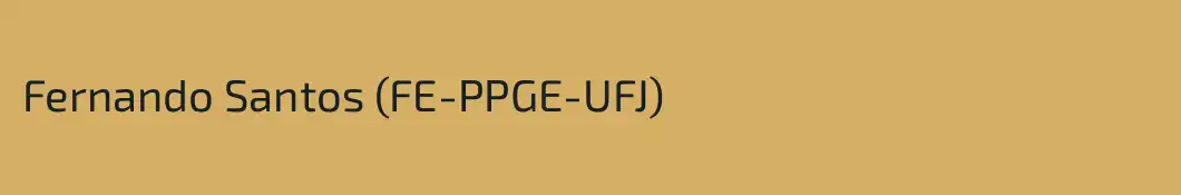 Fernando Santos (FE-PPGE-UFJ)